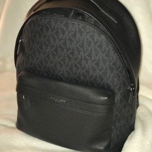 Michael Kors Mens Jet Black Backpack